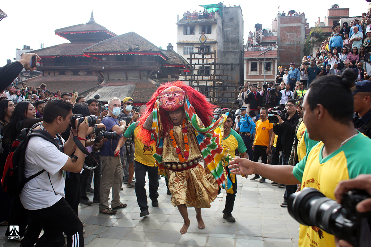 वसन्तपुरमा इन्द्रजात्रा (तस्वीरहरू)