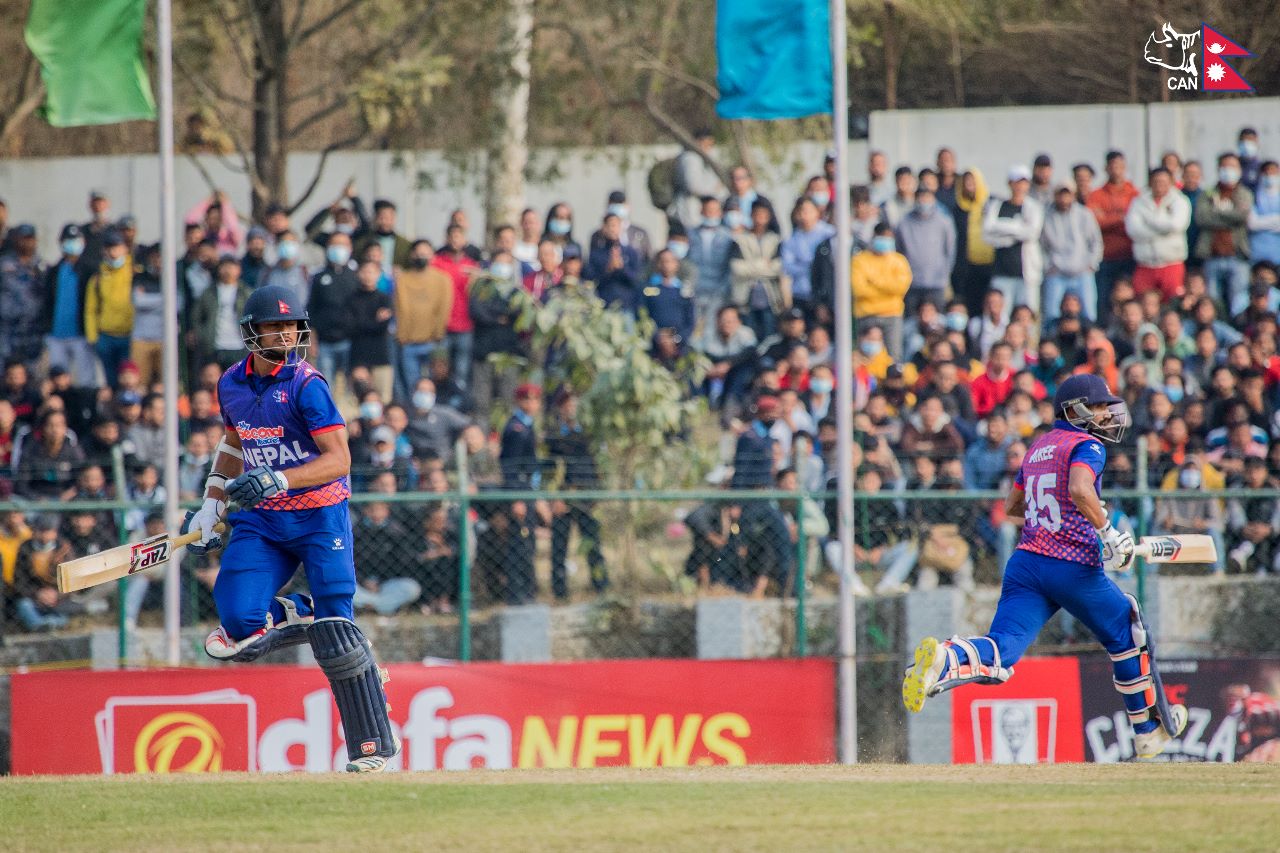 विश्वकप लिग–२ मा नेपालको लगातार सुधारिएको प्रदर्शन, स्कटल्यान्डमाथि ३ विकेटको जित