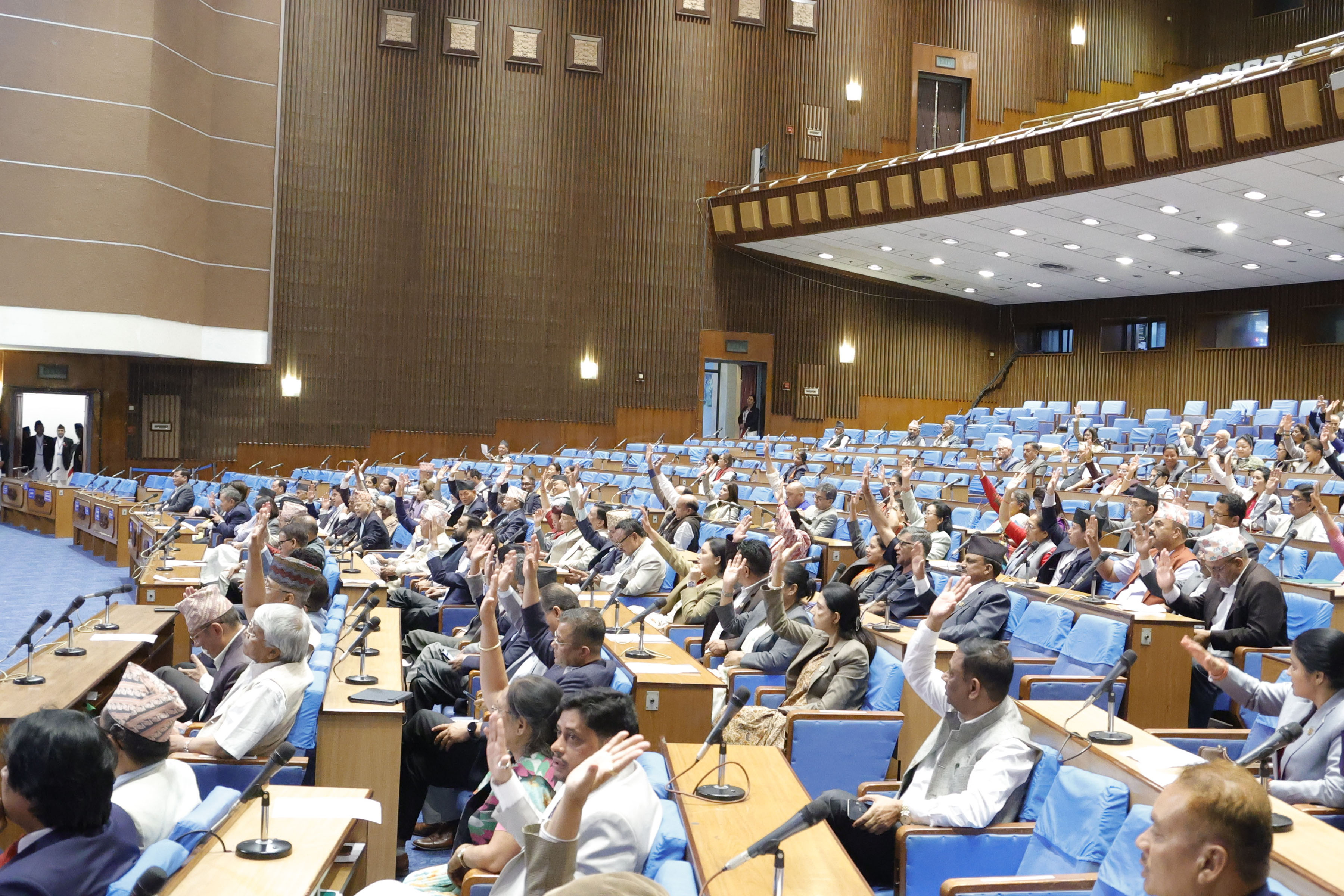 प्रतिनिधिसभाबाट विनियोजन विधेयक बहुमतले पारित