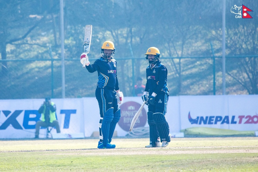 लुम्बिनीको लगातार दोस्रो जित, लाहिरूको अर्धशतक