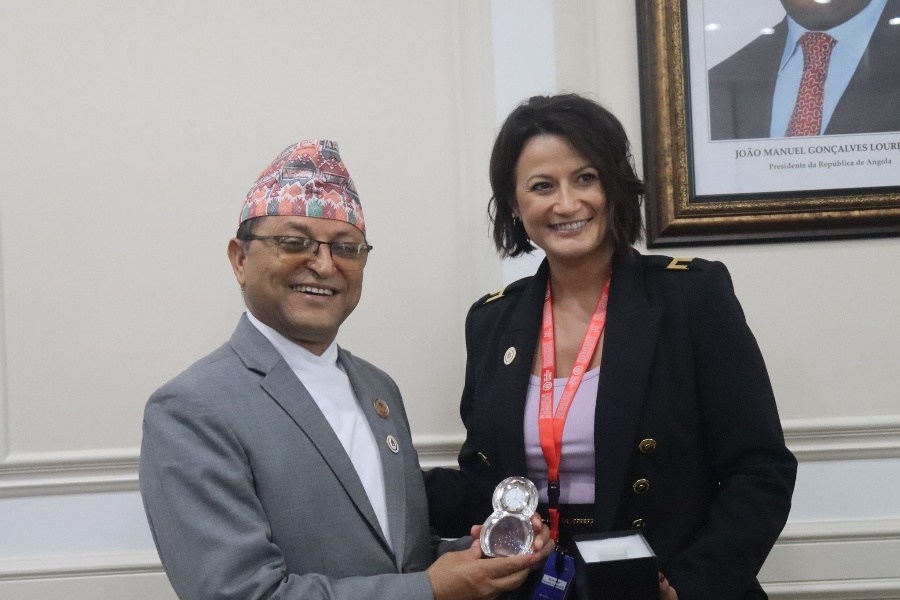 राष्ट्रियसभा अध्यक्ष तिमिल्सिना र बेल्जियमका सभामुखबीच भेटवार्ता 