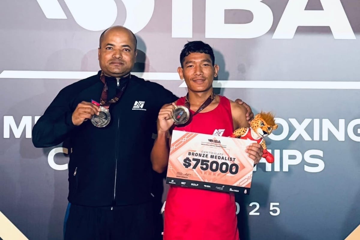आईबीए पुरुष विश्व बक्सिङमा नेपाली बक्सर चन्द्रलाई कांस्य