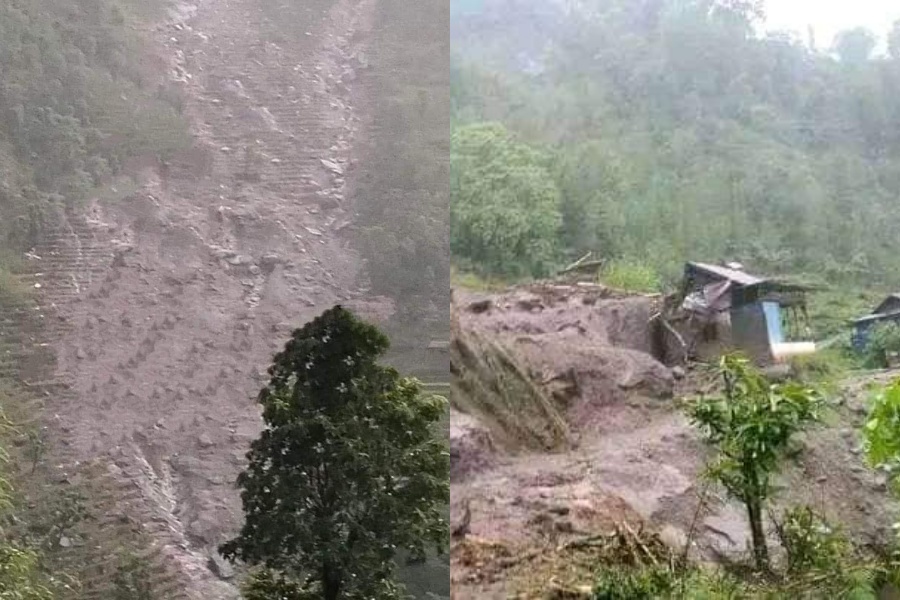 ताप्लेजुङ पहिरो: बेपत्ता ३ जना नभेटिएपछि कुशको शव बनाएर दाहसंस्कार