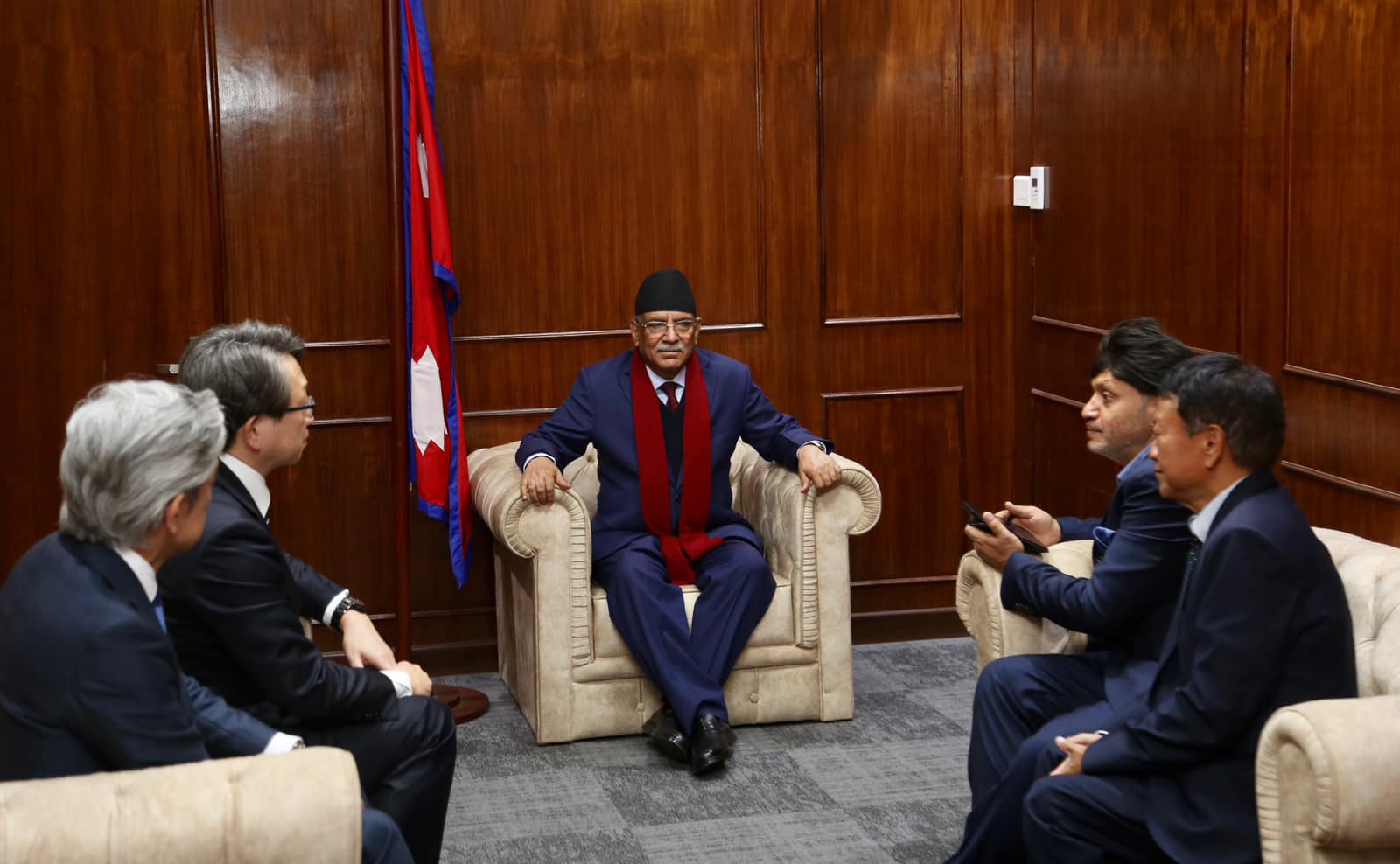 नेपालमा लगानी बढाउन जापानलाई प्रधानमन्त्री दाहालको आग्रह