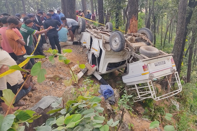 कावासोतीमा जिप दुर्घटना हुँदा २ जनाको मृत्यु, २८ घाइते