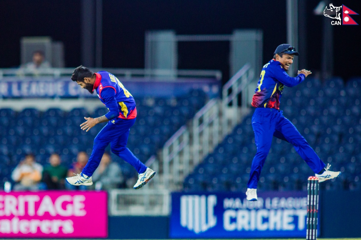 अमेरिकामाथि नेपालको १७ रनको जित