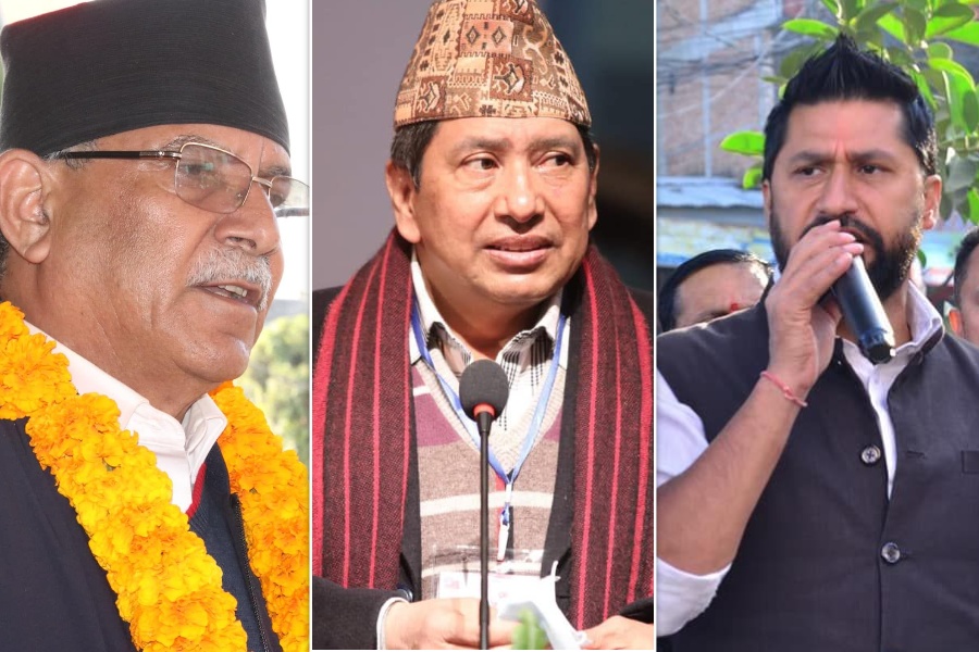 चुनाव प्रचारमा टोपी प्रयोग गरेको भन्दै प्रचण्ड, नारायणकाजी र रविलाई स्पष्टीकरण