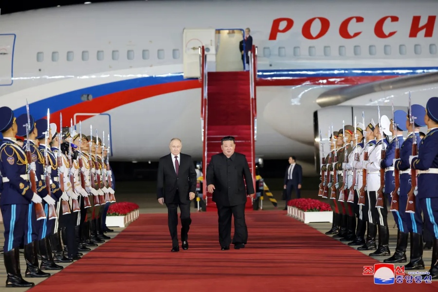 रुसी राष्ट्रपति पुटिन २४ वर्षपछि उत्तर कोरियामा, किमले गरे भव्य स्वागत (तस्वीरसहित)