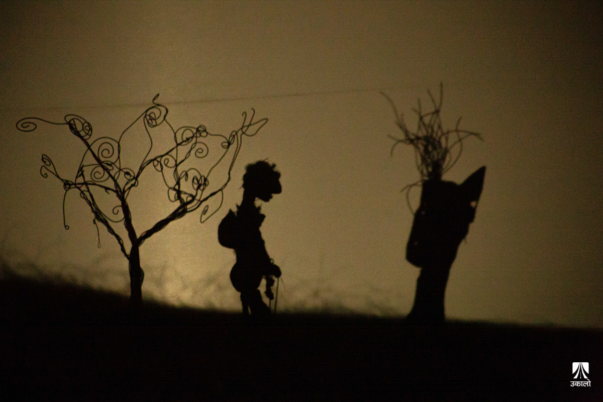 तस्वीर कथा: नाटकमा बुद्ध र भिखारी