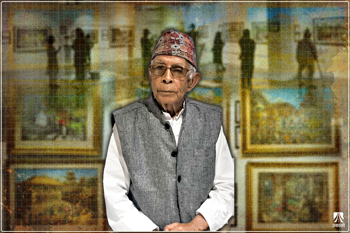 इतिहासको छेउकुनामा क्यानभासको हरिप्रसाद–रङ