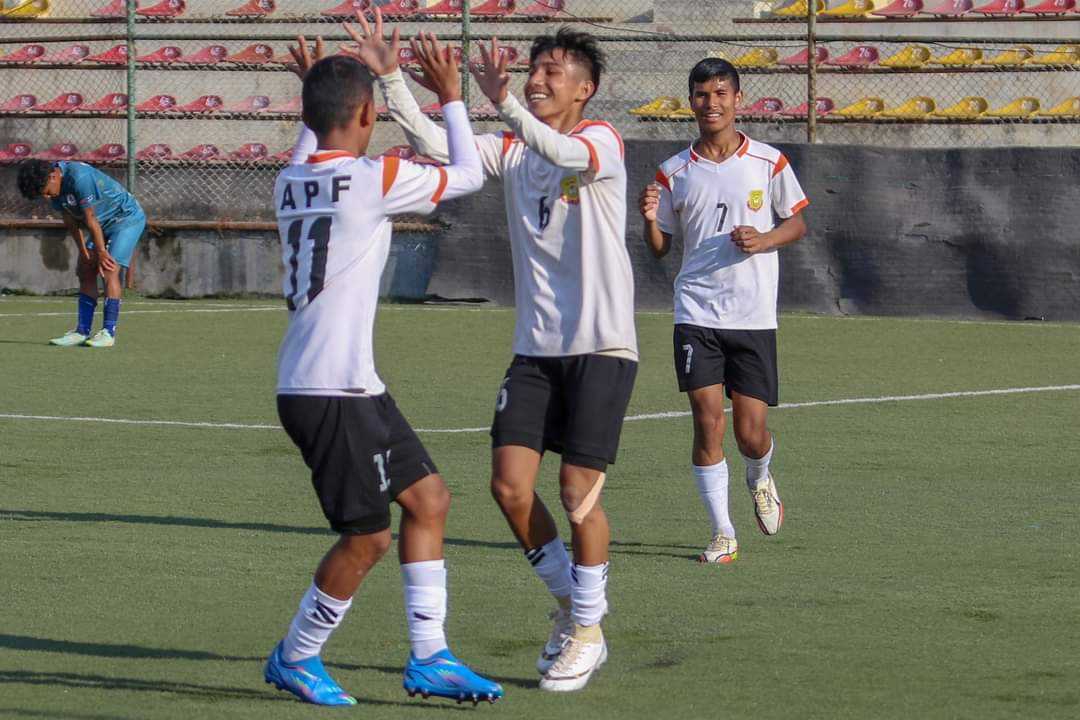 यू-१६ लिग: मछिन्द्र र एपीएफ विजयी