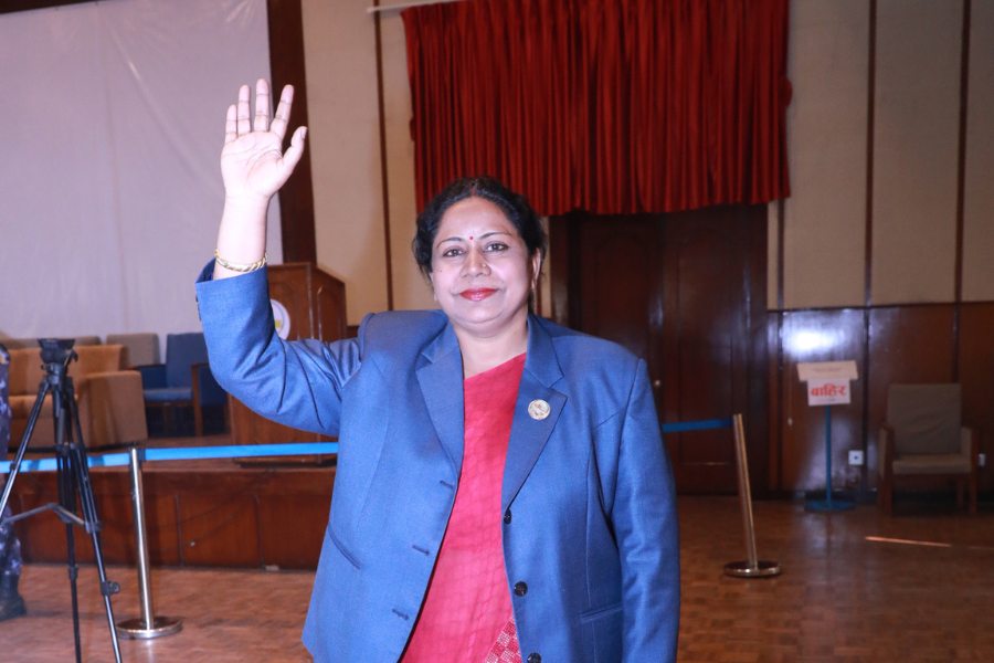 उपराष्ट्रपति उम्मेदवार प्रमिला कुमारीद्वारा उम्मेदवारी फिर्ता लिएको घोषणा