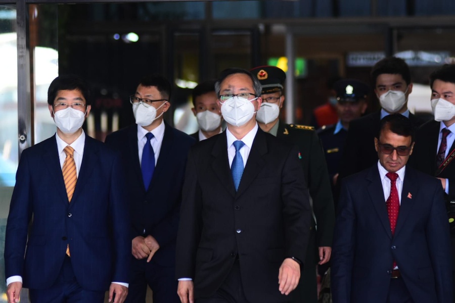 नेपाल आइपुगे नयाँ चिनियाँ राजदूत साेङ 