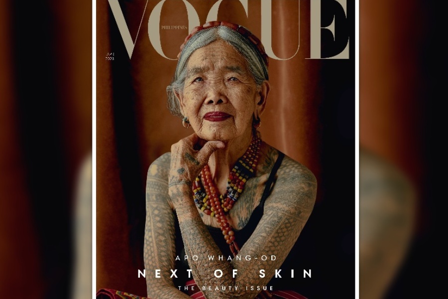 भोग म्यागेजिनको कभरफोटोमा १०६ वर्षकी मोडल