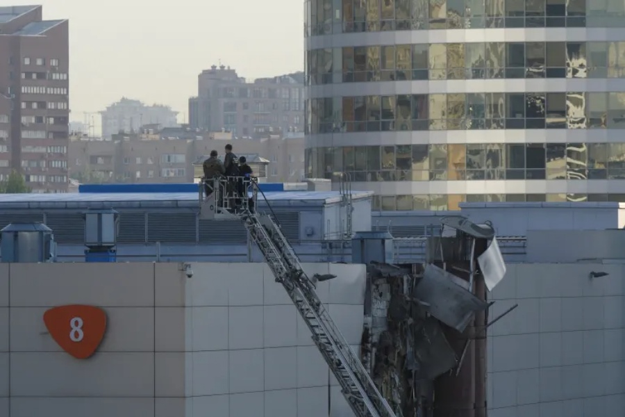 मस्कोस्थित १ भवनमा युक्रेनको ड्रोन आक्रमण