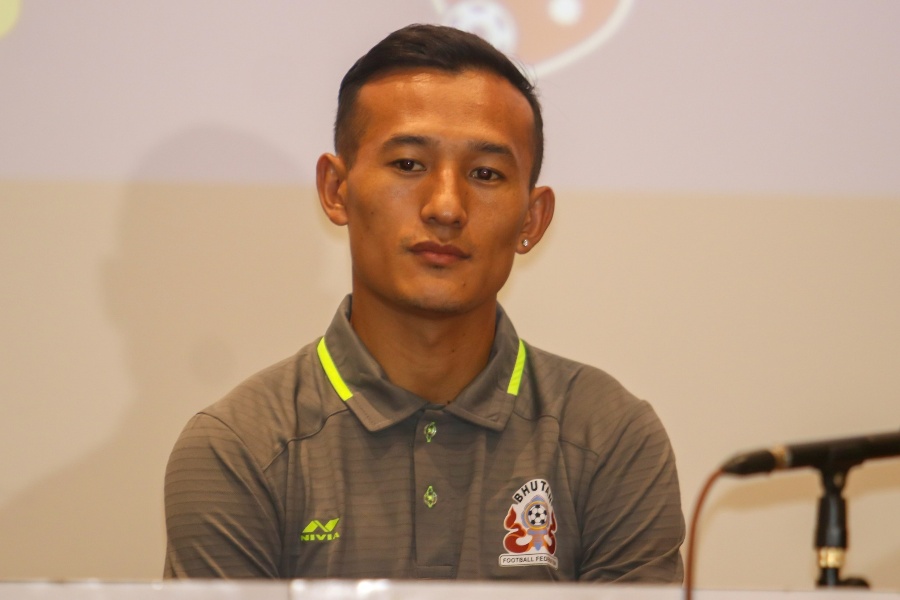 भुटानी फुटबल टोलीका कप्तान चेन्चो मछिन्द्रमा