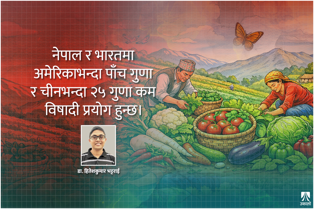 हामीले खाने तरकारी–फलफूलमा कति छ विषादी?