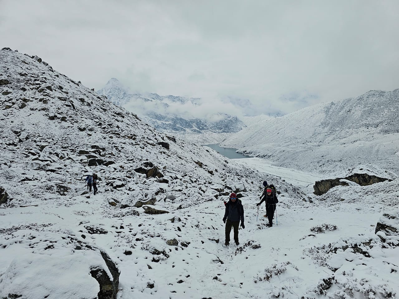 खुम्बु क्षेत्रमा भारी हिमपात