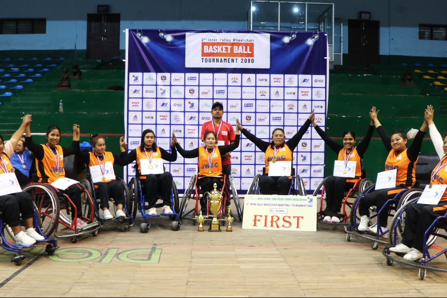 दोस्रो उपत्यकास्तरीय ह्विलचियर बास्केटबल: आर्मी र जावलाखेललाई उपाधि