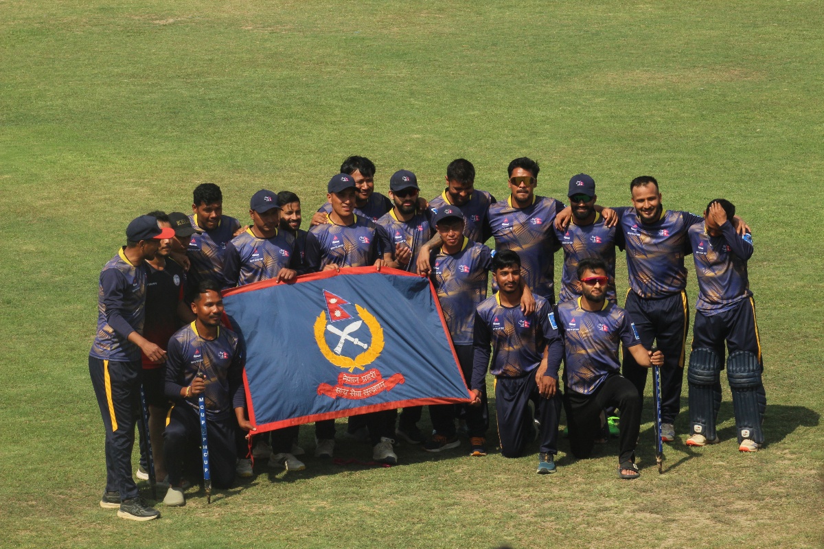 नेपाल पुलिसलाई प्रधानमन्त्री कप क्रिकेटको उपाधि