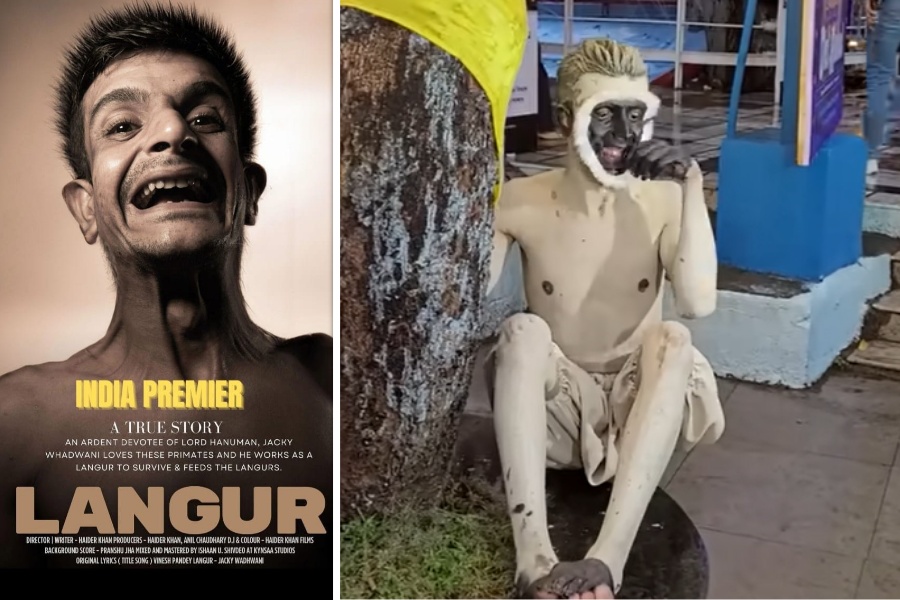 जो लंगुर बनेर मान्छेलाई मनोरञ्जन प्रदान गर्छन्, बन्यो डकुमेन्ट्री