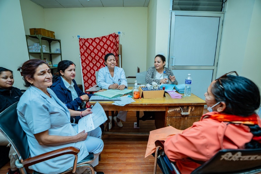 महिलासँग सम्बन्धित क्यान्सरको निःशुल्क परीक्षण, १ हप्तामा ४८ जनामा एचपीभी पोजेटिभ