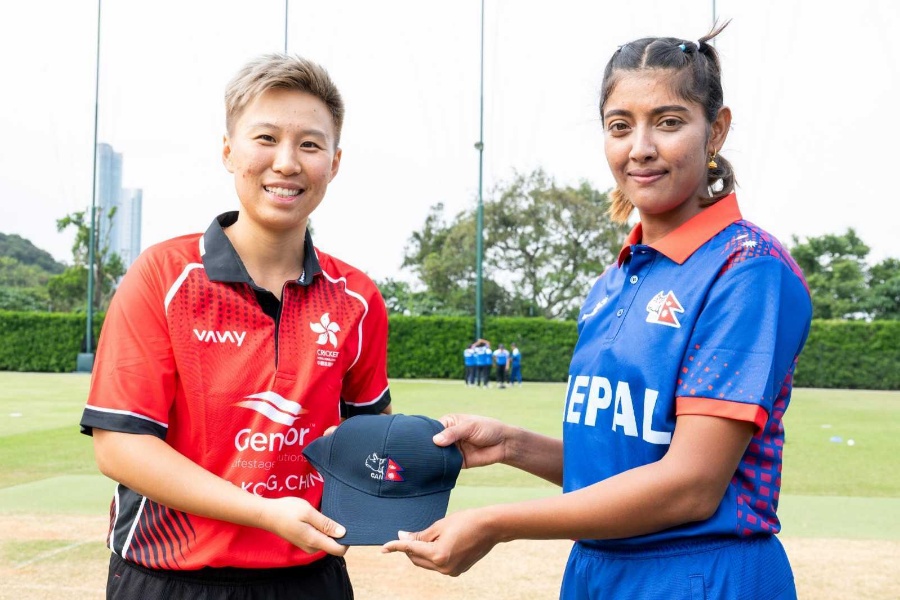 नेपालले हङकङलाई दियो ५७ रनको लक्ष्य