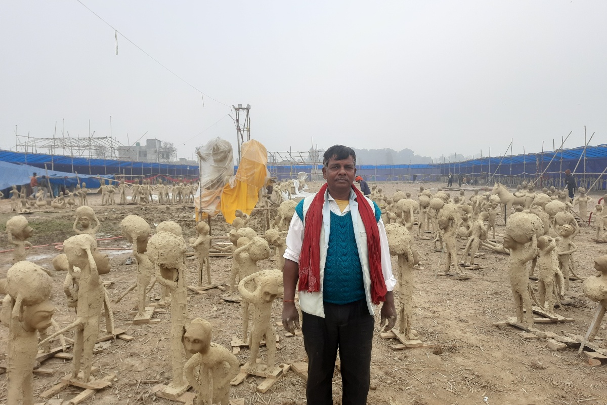 बलिराम पण्डित: जसले महायज्ञका लागि बनाउँदै छन् १ हजार ११ थान मूर्ति