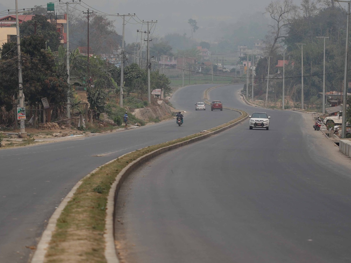 सहज बन्दैछ मुग्लिन–पोखरा सडक [तस्वीरहरू]