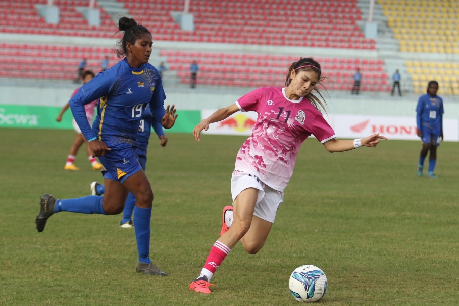 साफ महिला च्याम्पियनसिप : भुटानसँग श्रीलंका पराजित