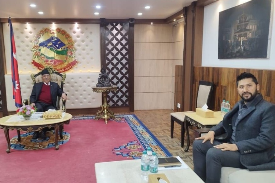 प्रधानमन्त्री र गृहमन्त्रीबीच बालुवाटारमा भेटवार्ता, सुरक्षा व्यवस्था चुस्त बनाउनेबारे छलफल