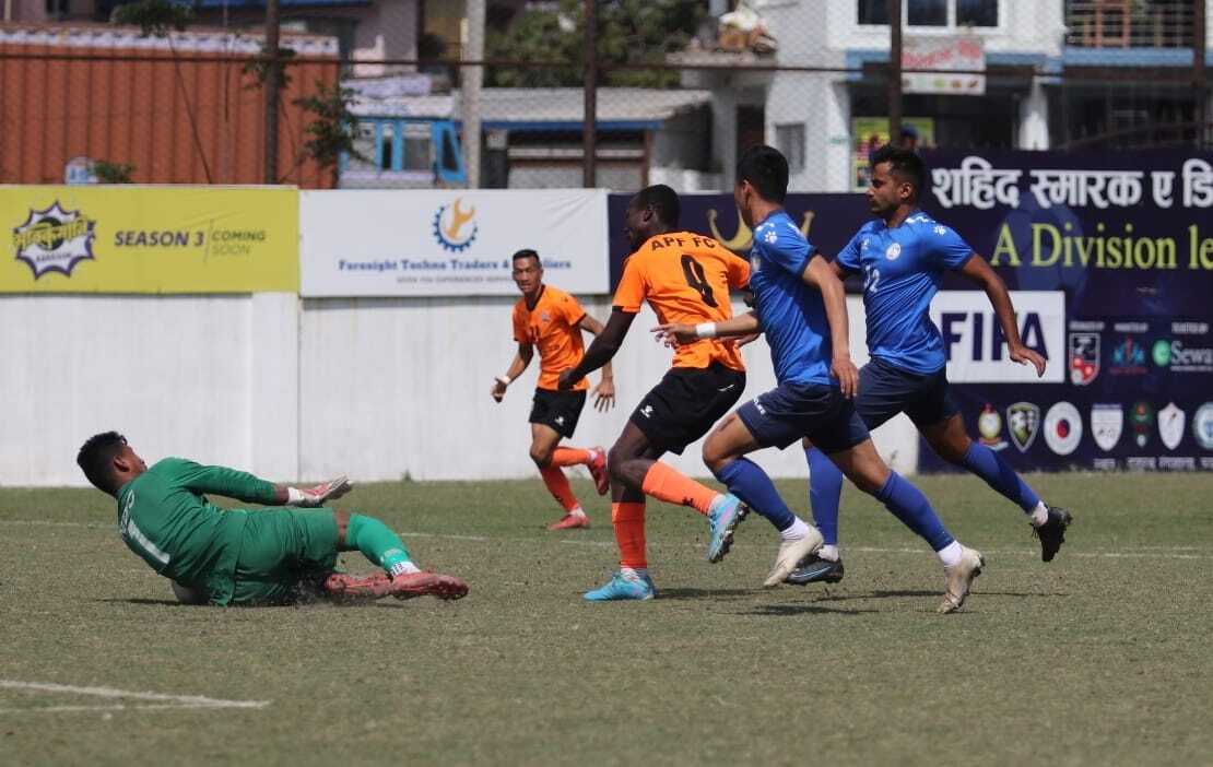 'ए' डिभिजन लिग : संकटा र एपीएफ विजयी