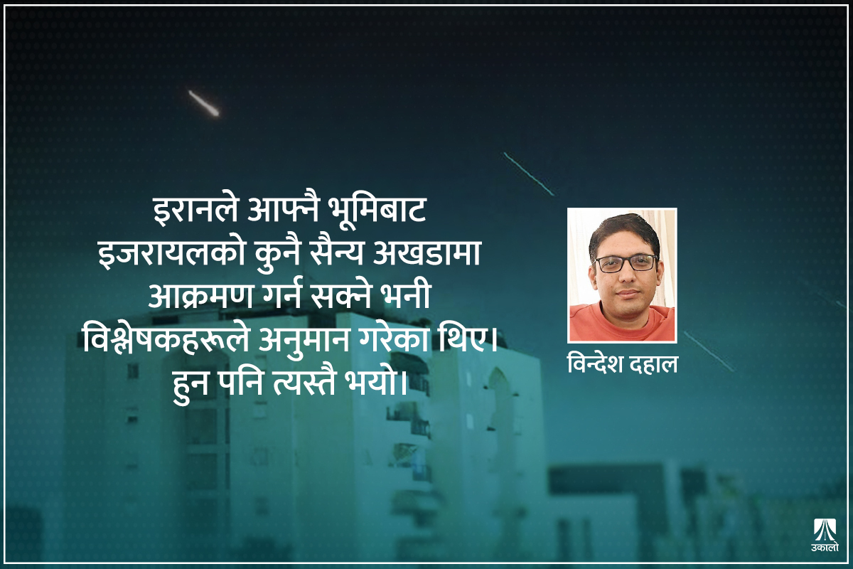 इरान-इजरायल युद्धको खतरा: नियममा आधारित विश्व व्यवस्थाको उड्यो खिल्ली