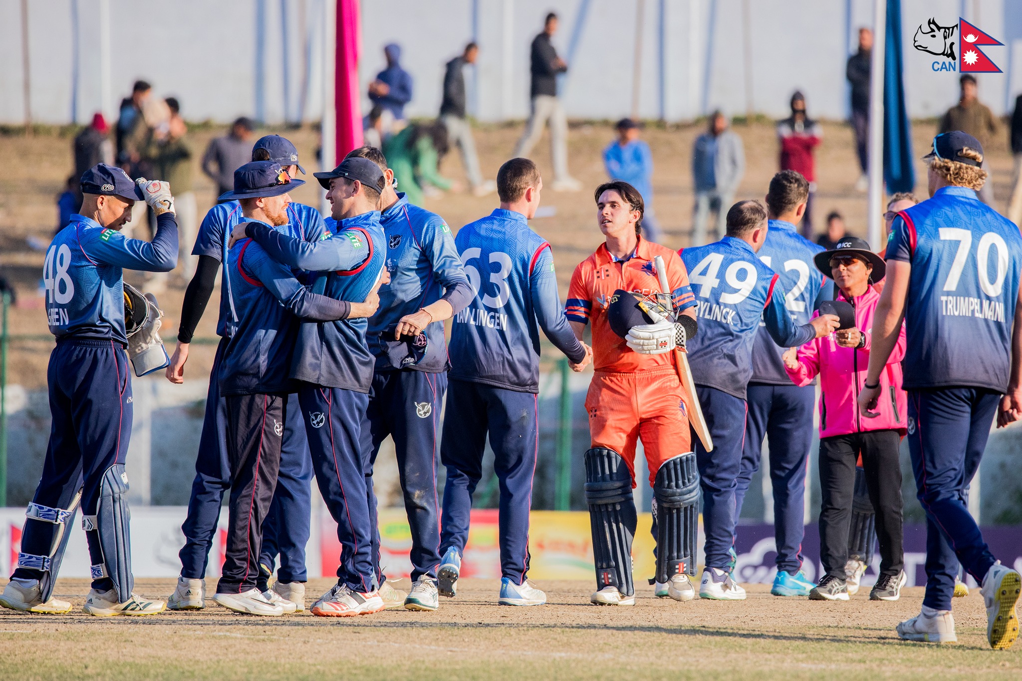 चारमध्ये तीन खेलमा विजयी बन्दै नामिबियाले सक्यो नेपाल भ्रमण