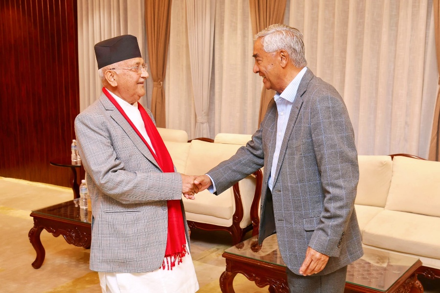 कांग्रेस–एमालेबीच नयाँ सरकार बनाउने सहमति, ओली प्रधानमन्त्री बन्दै