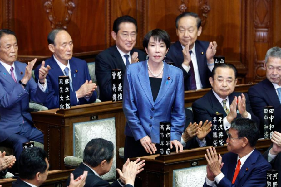 जापानको पहिलो महिला प्रधानमन्त्री बनिन् सनई टाकाइची