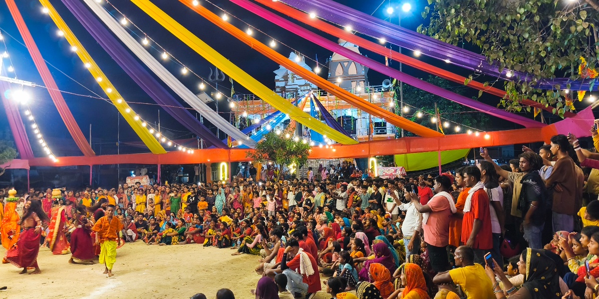 मिर्चैयामा मिथिलाको मौलिकता झल्काउने झिझिया नृत्य प्रतियोगिता