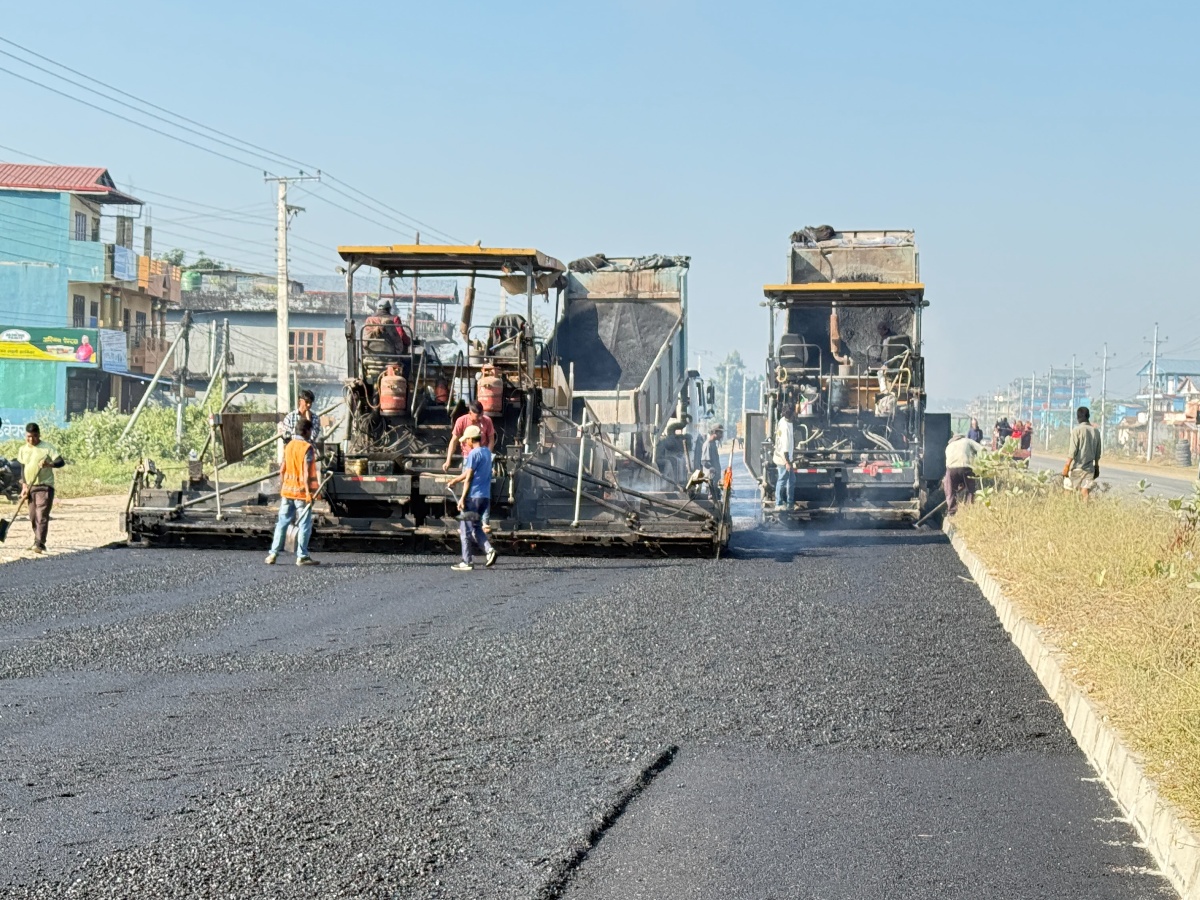 नारायणगढ–बुटवल सडकमा भौतिक प्रगति ७६ प्रतिशत