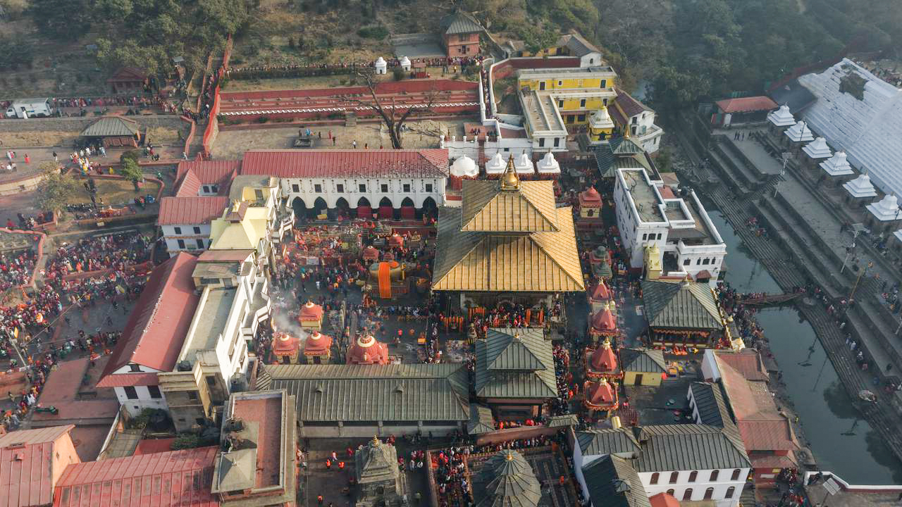 महाशिवरात्रिमा पशुपतिनाथ मन्दिरको 'ड्रोन भ्यू' (तस्वीरहरू)