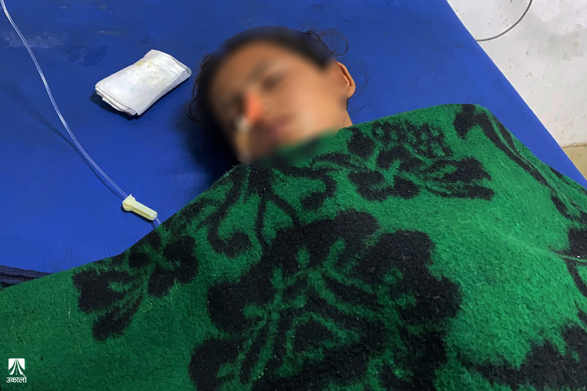 पारिवारिक कलहका कारण विष सेवन गरेकी १३ वर्षीया बालिका ।