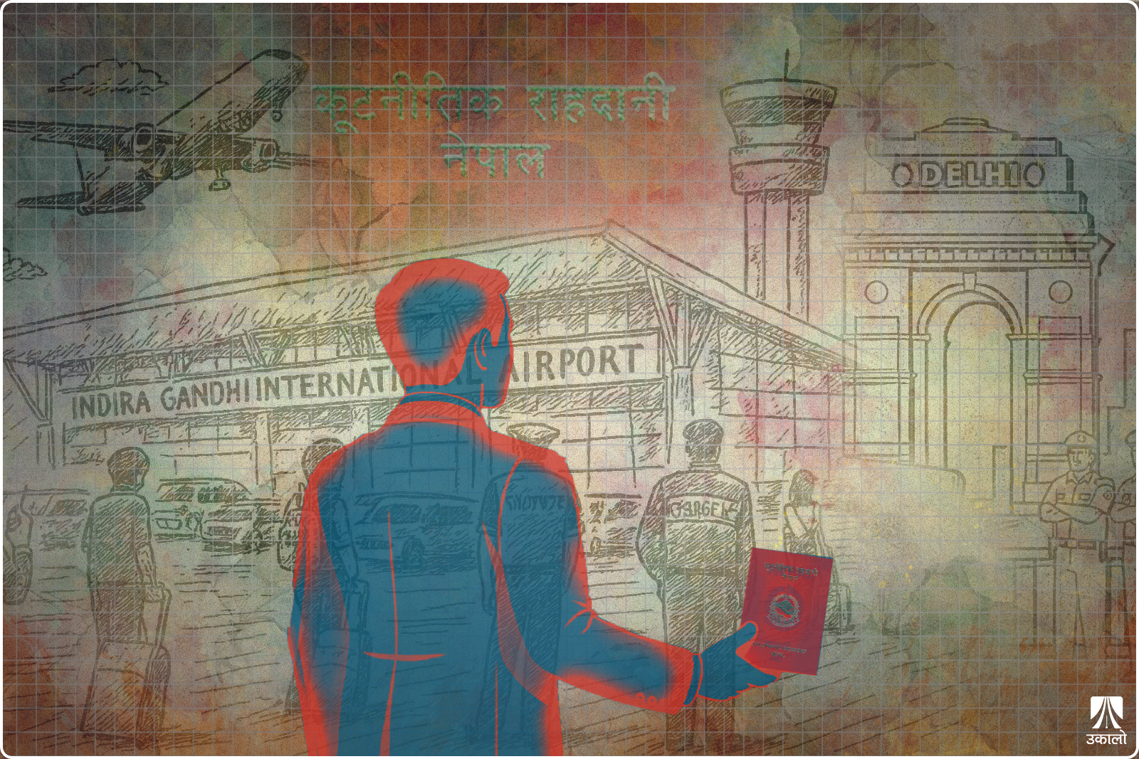 दिल्ली विमानस्थलमा रातो पासपोर्टधारी र नेतागणको ‘निगरानी’