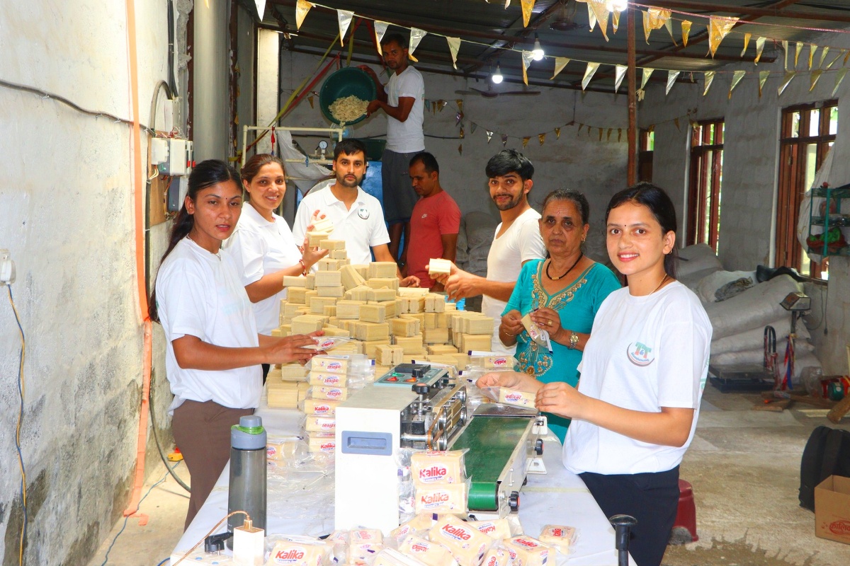 बागलुङमा १ करोड लगानीमा खुल्यो साबुन उद्योग