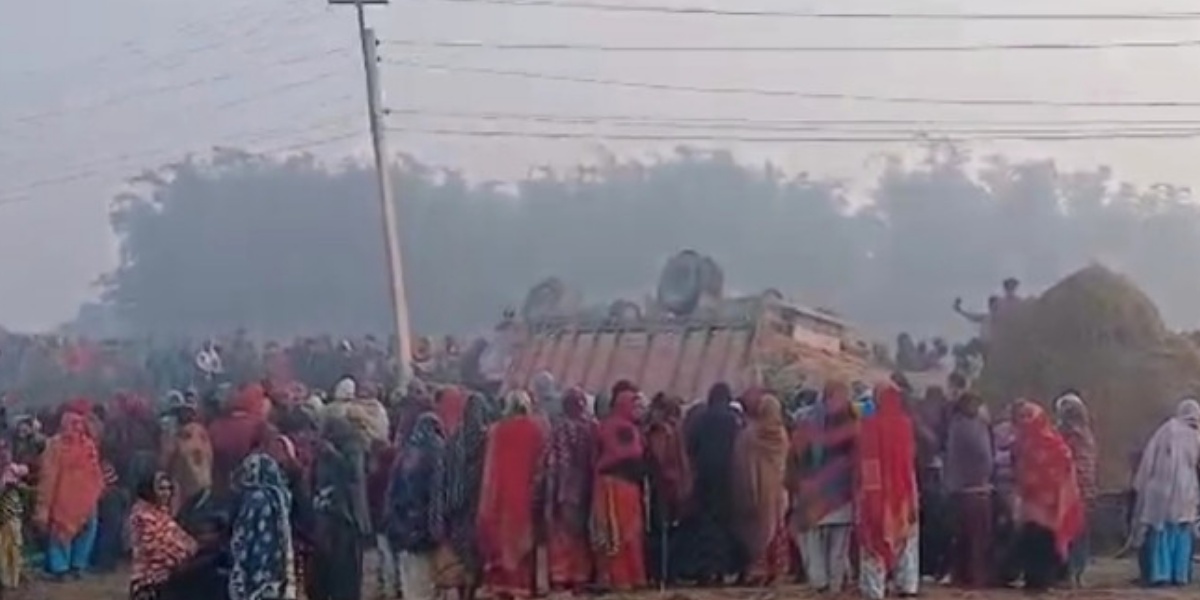 सुनसरीमा ट्रक पल्टिँदा ५ मजदुरको मृत्यु, ३ घाइते